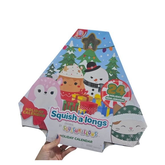 Squish a longs by Squishmallows Holiday Advent Calendar 2025 Mini Squish - NEW - Picture 2 of 5